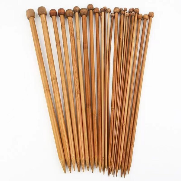 Knitting Needle Set Manufacturer - OEM Custom 2 pcs/set Bamboo Sweater Needle