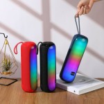 跨界便携式扬声器RGB LED大气光新型彩色耀眼无线音箱户外家庭15W
