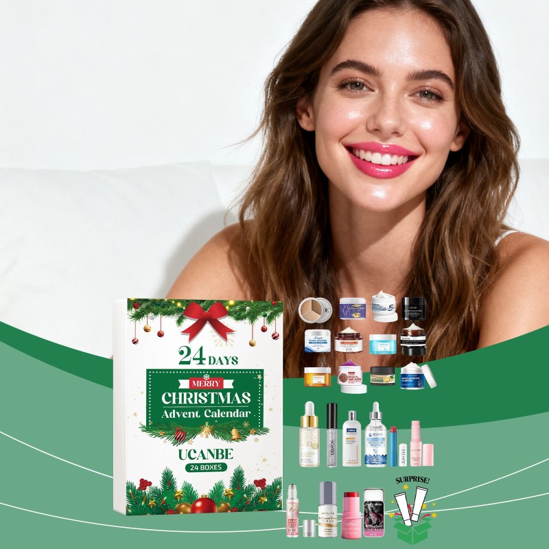 Christmas Countdown Beauty Blind Box Moisturizing Facial Care Skin Care Beauty Surprise Personal Care Product