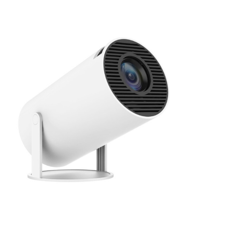 HY300Pro Android 11 Smart Projector Wireless Connectivity 3D Capability LCD & LED Lights for Camping Families