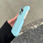 纯色硅胶保护套iPhone 16 Pro的三星模型软手机手柄磨砂设计空心手机套