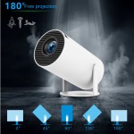 HY300Pro Android 11智能投影仪无线连接3D功能液晶和LED灯露营家庭