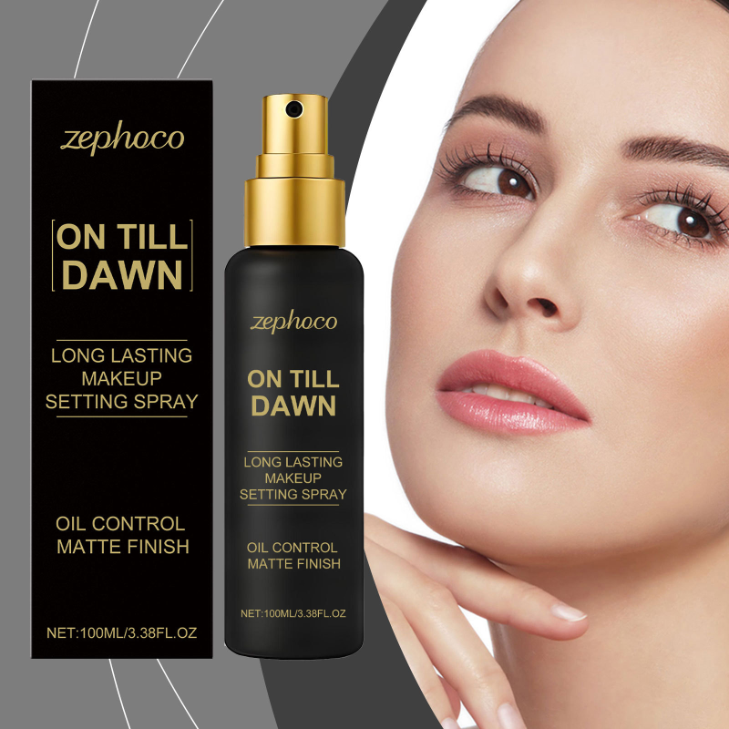 Zephoco Lightweight Long-Lasting Makeup Setting Spray Delicate Liquid That Controls Oil and Resists Light Natural and Natural