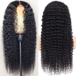 13*4 Lace Front Transparent Remy Wig Deep Wave Kinky Texture Straight Style 12A Cross-Border Hot Sale New Collection Loose Style