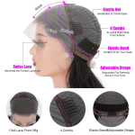 European American Large Wavy Headgear European American Cross-Border Wholesale Full Head Natural Black Lace Front Wig  Hot