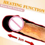 Telescopic Dildo Factory - 12-Frequency Vibrating Heating