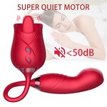 Rose Vibrator Manufacturer - Oral Tongue Shaped Stimulator