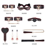 BDSM Kit Factory - 8-Piece Genuine Leather Set