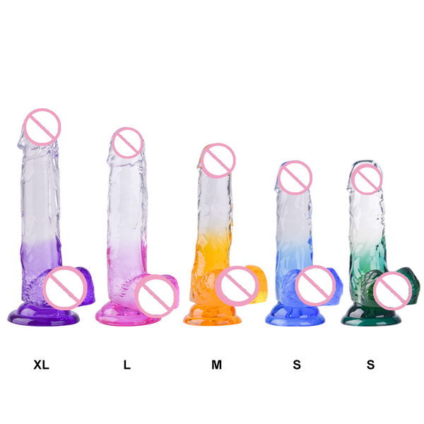 Crystal Dildo Manufacturer - Different Size Realistic OEM