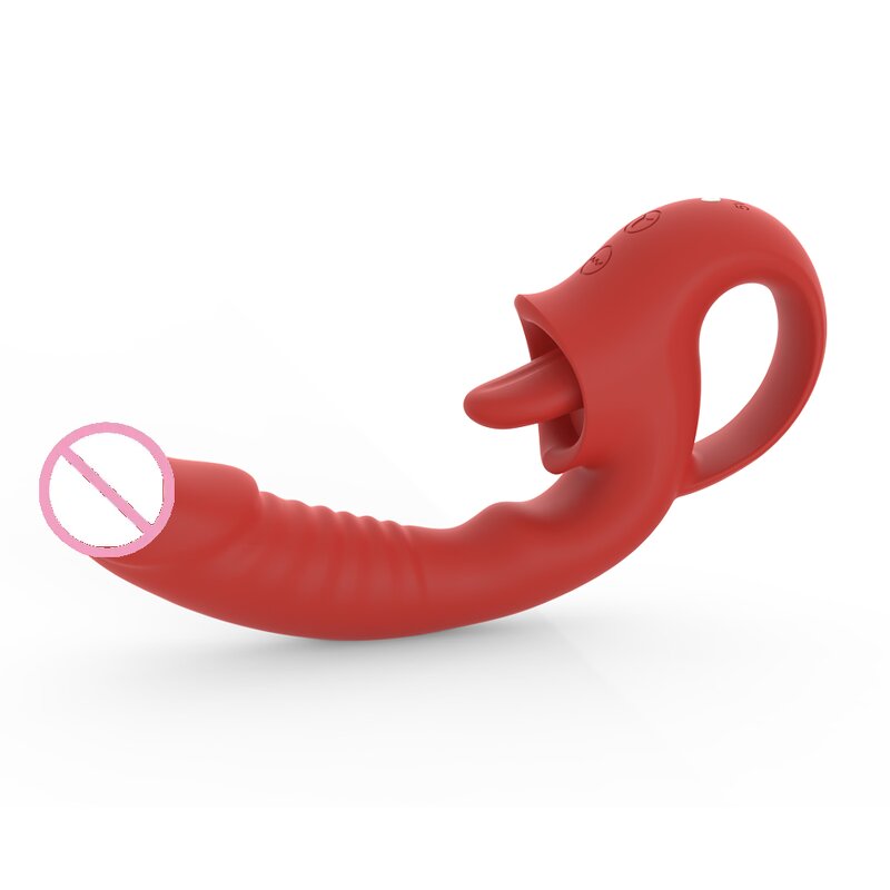 Mini Vibrator Eggs Factory - Double-Headed Telescopic Tongue