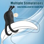 Cock Ring Factory - Charging Vibration Ring TPE Silicone