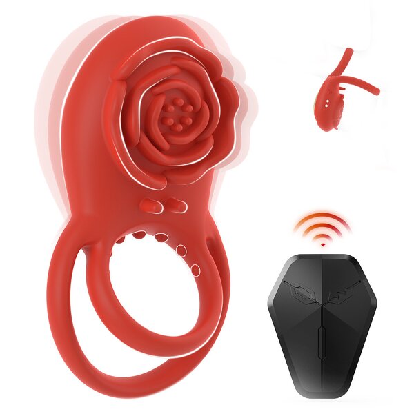 Cock Ring Manufacturer - Rose Vibrator Remote Control OEM