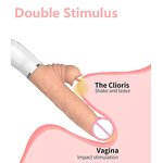 Telescopic Dildo Factory - 12-Frequency Vibrating Heating