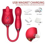 Rose Vibrator Manufacturer - Oral Tongue Shaped Stimulator