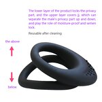 Cock Ring Factory - Double Silicone Ring Delay Vibrator