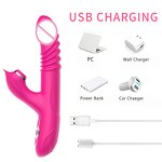 Rabbit Vibrator Factory - Dual Motor Thrusting Dildo OEM