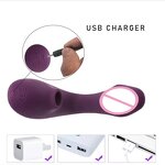 Wearable Vibrator Manufacturer - 10 Frequency Sucking Massager