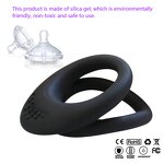 Cock Ring Factory - Double Silicone Ring Delay Vibrator