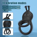 Cock Ring Factory - Charging Vibration Ring TPE Silicone