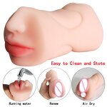Male Masturbation Cup Manufacturer - TPE Double Head OEM