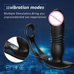 Anal Plug Factory - 10 Frequency Telescopic Vibrating