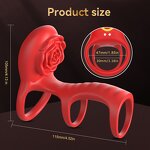 Rose Vibrator Ring Manufacturer - APP Remote Control OEM