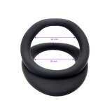 Cock Ring Factory - Double Silicone Ring Delay Vibrator