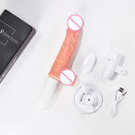 Realistic Dildo Manufacturer - Heating Vibrating Remote