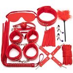 BDSM Kit Factory - PU Handcuff Ankle Cuff Set
