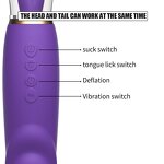 Breast Suction Vibrator Factory - Tongue Licking USB Power