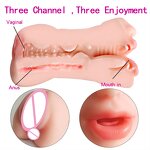 Male Masturbation Cup Manufacturer - TPE Double Head OEM