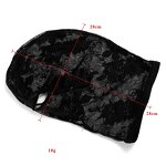 Veil Mask Manufacturer - Black Lace Pattern Headset