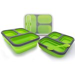 Lunch Box Set Manufacturer - OEM Custom Bpa Free Food Grade Silicone Leakproof