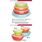 Food Container Manufacturer - OEM Custom Traveling Round Silicone Airtight