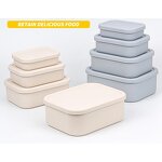 Lunch Box Set Manufacturer - OEM Custom BPA FREE 4 Pack Airtight Food