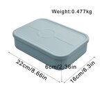 Lunch Box Manufacturer - OEM Custom 5 Rows Food-grade Silicone Microwave