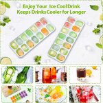 Ice Cube Trays Manufacturer - OEM Custom Bpa Free Stackable Easy-Release