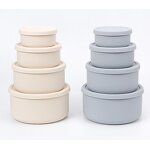 Lunch Box Set Manufacturer - OEM Custom Round 4 Pack Airtight Kids