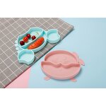 Baby Plate Manufacturer - OEM Custom Lovely Crab Shape Food Safe Silicone