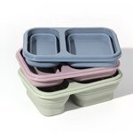 Lunch Box Manufacturer - OEM Custom BPA FREE Foldable Portable Two