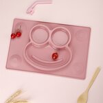 Baby Feeding Plate Manufacturer - OEM Custom BPA Free Divide Smile Shape