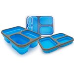 Lunch Box Set Manufacturer - OEM Custom Bpa Free Food Grade Silicone Leakproof