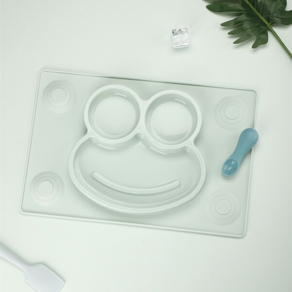 Baby Feeding Plate Manufacturer - OEM Custom BPA Free Divide Smile Shape