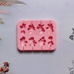 Lollipop Mold Manufacturer - OEM Custom 8 Dinosaur Chocolate Ice Lattice