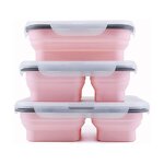 Lunch Box Set Manufacturer - OEM Custom Bpa Free Food Grade Silicone Leakproof