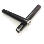 Billiards Cue Extension Factory - 8.5inch Black Carbon