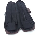 Pool Cue Bag Supplier - Red 5 Holes 1/2 Split Canvas