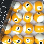 Billiard Ball Keychain Factory - 25mm Phenolic Resin