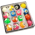 Kids Pool Balls Supplier - 25mm Resin Full Set