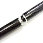 Billiards Cue Extension Factory - 8.5inch Black Carbon